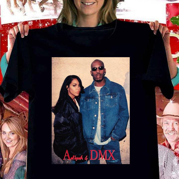 Aaliyah with DmX t-shirt
