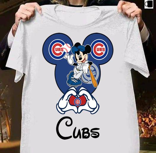 Mickey Mouse Baseball Chicago Cubs t-shirt 11 4thofjulyshirt News