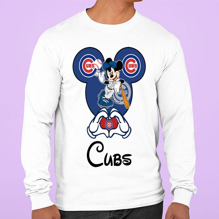 Mickey Mouse Baseball Chicago Cubs t-shirt