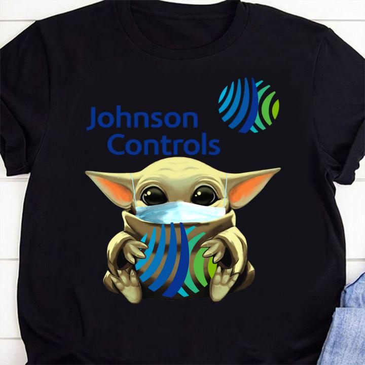 Star Wars Baby Yoda Hug Johnson Controls Mask Covid 19 t-shirt 13 4thofjulyshirt News