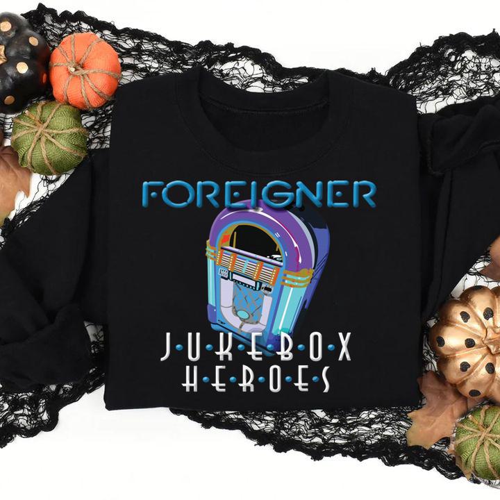 Foreigner Juke Box Heroes t-shirt
