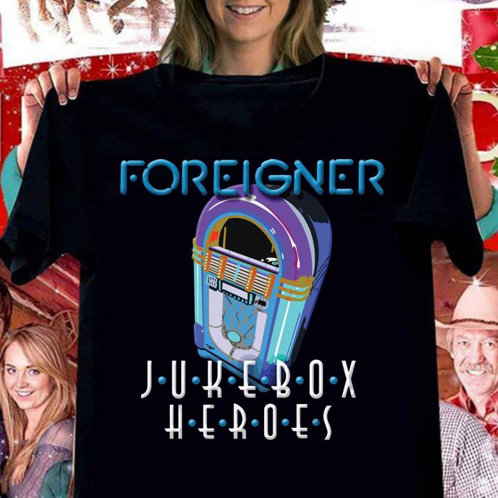 Foreigner Juke Box Heroes t-shirt