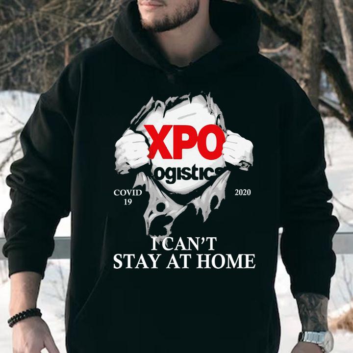 Xpo Logistics Covid 19 2020 I Cant Stay At Home Hand t-shirt