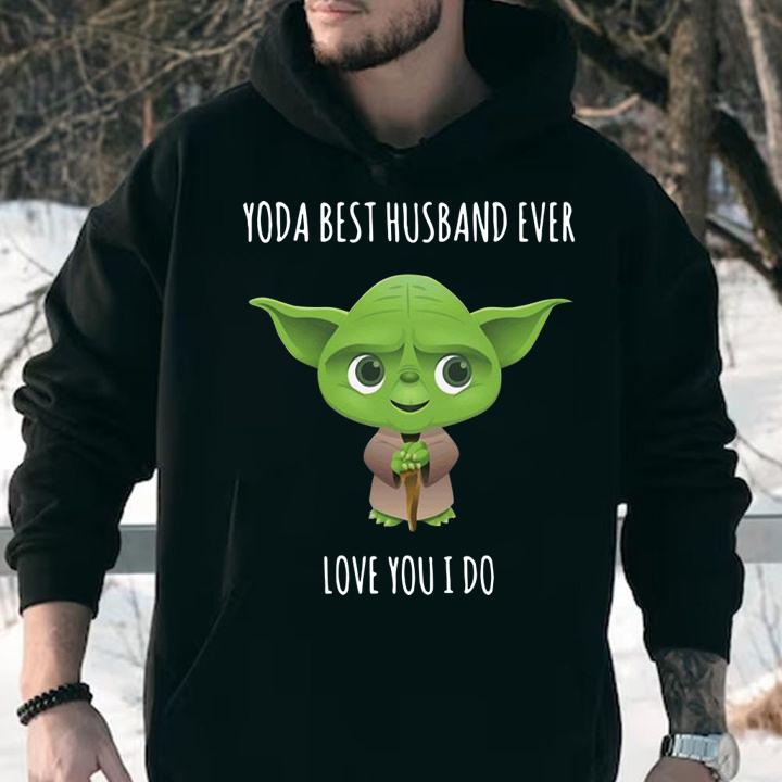 Star Wars Baby Yoda Best Husband Ever Love You I Do t-shirt