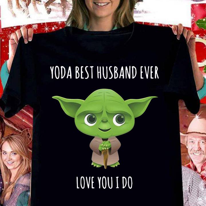 Star Wars Baby Yoda Best Husband Ever Love You I Do t-shirt
