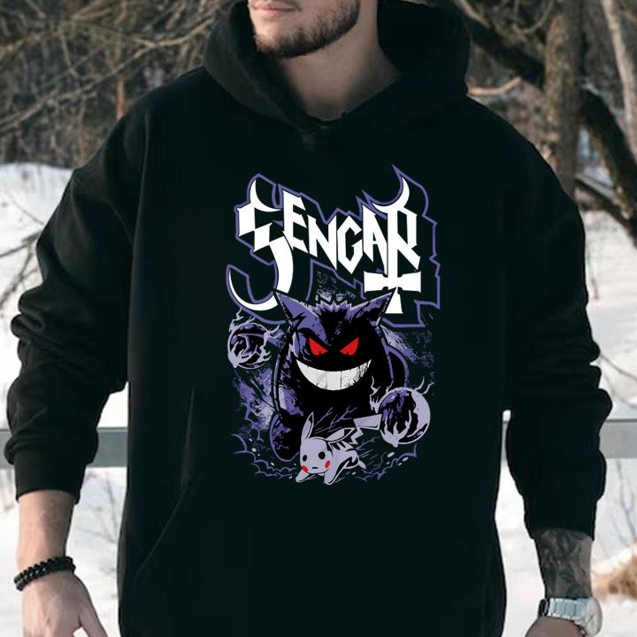 Pokemon Pikachu Gengar t-shirt