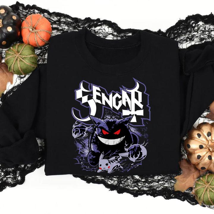 Pokemon Pikachu Gengar t-shirt
