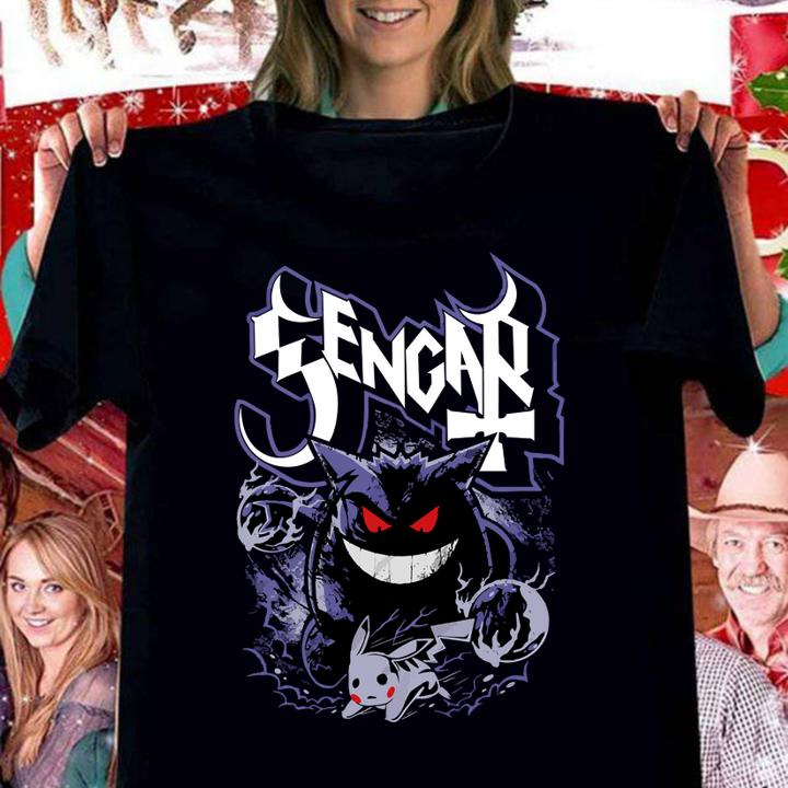 Pokemon Pikachu Gengar t-shirt