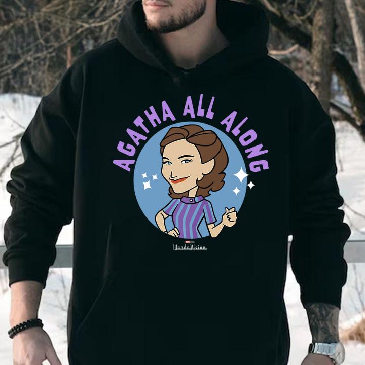 Marvel WandaVision Agatha All Along Retro Circle t-shirt