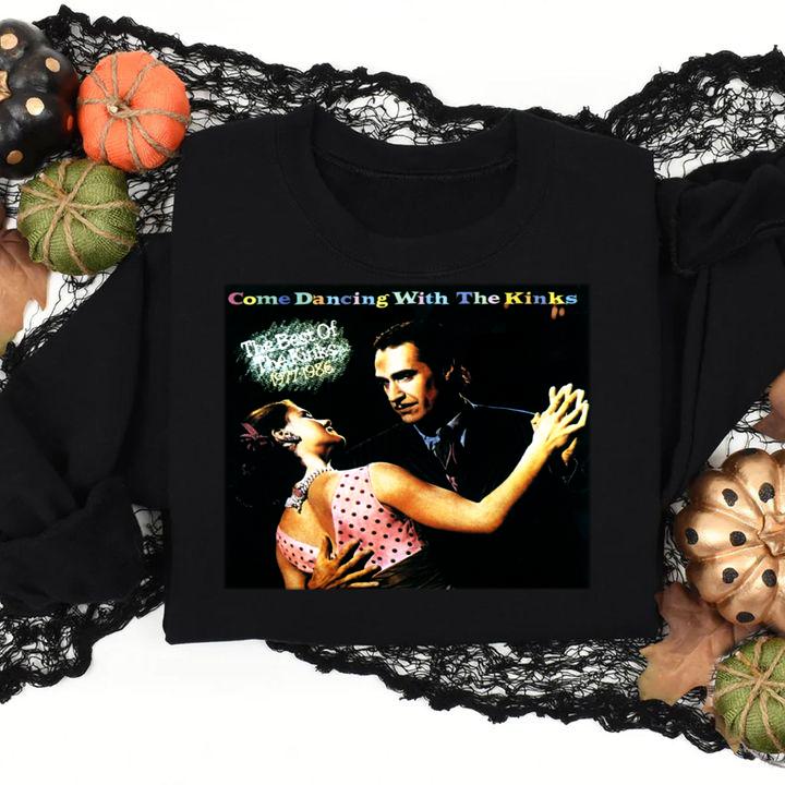 Come dancing with the kinks the best of the kinks 1986 t-shirt
