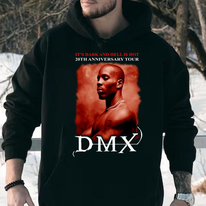 It's dark and hell is hot 20th anniversary tour DMX 1970-2021 t-shirt