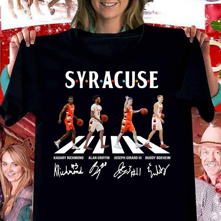 SYRACUSE Abbey Road signatures t-shirt