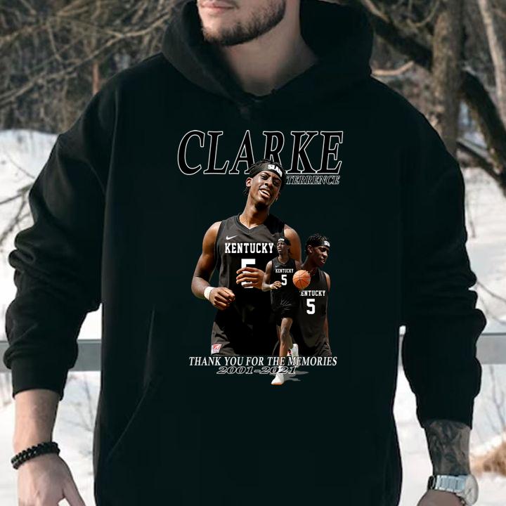Terrence Clarke 2001 2021 Thank You For The Memories t-shirt