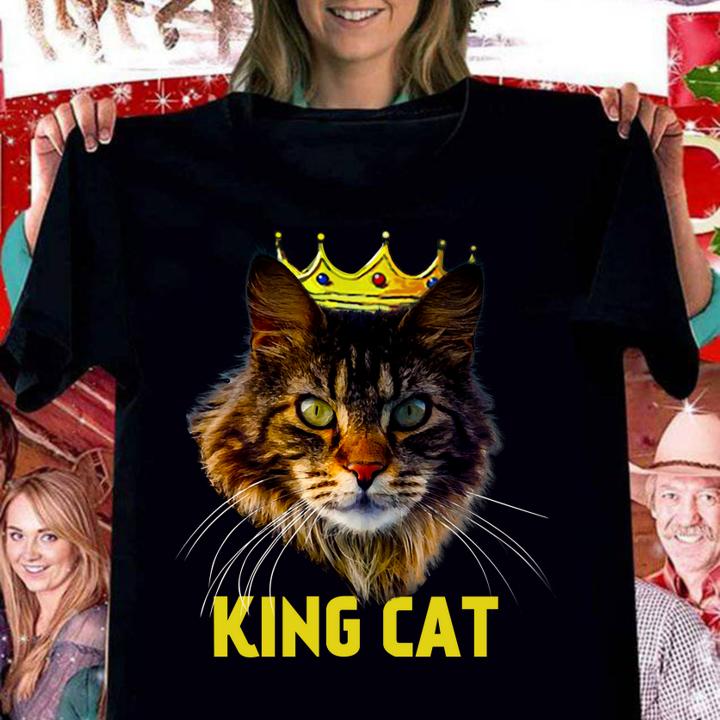 Maine Coon king cat t-shirt