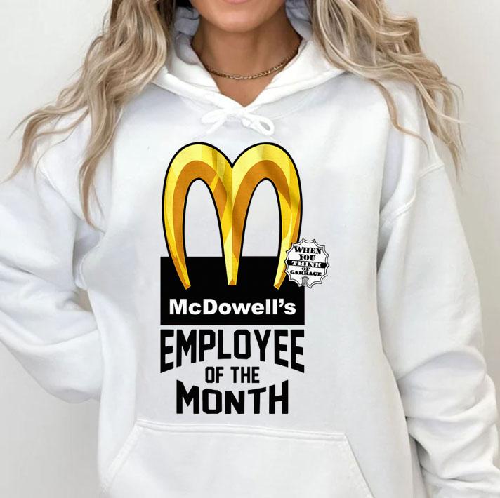 McDowell's No.1 Employee of the month t-shirt