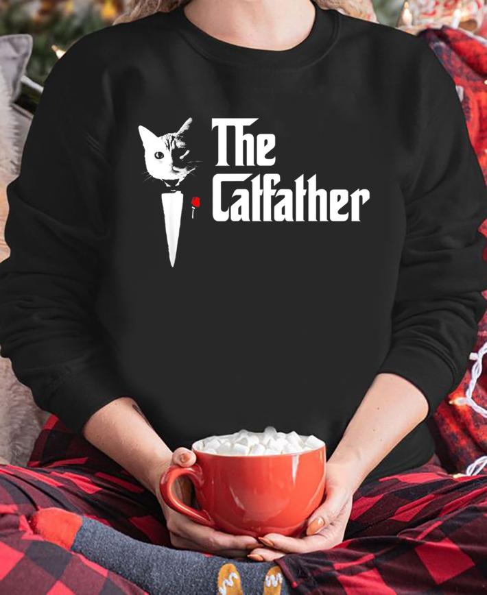 The Catfather Father Of Cats Funny Cat Dad t-shirt