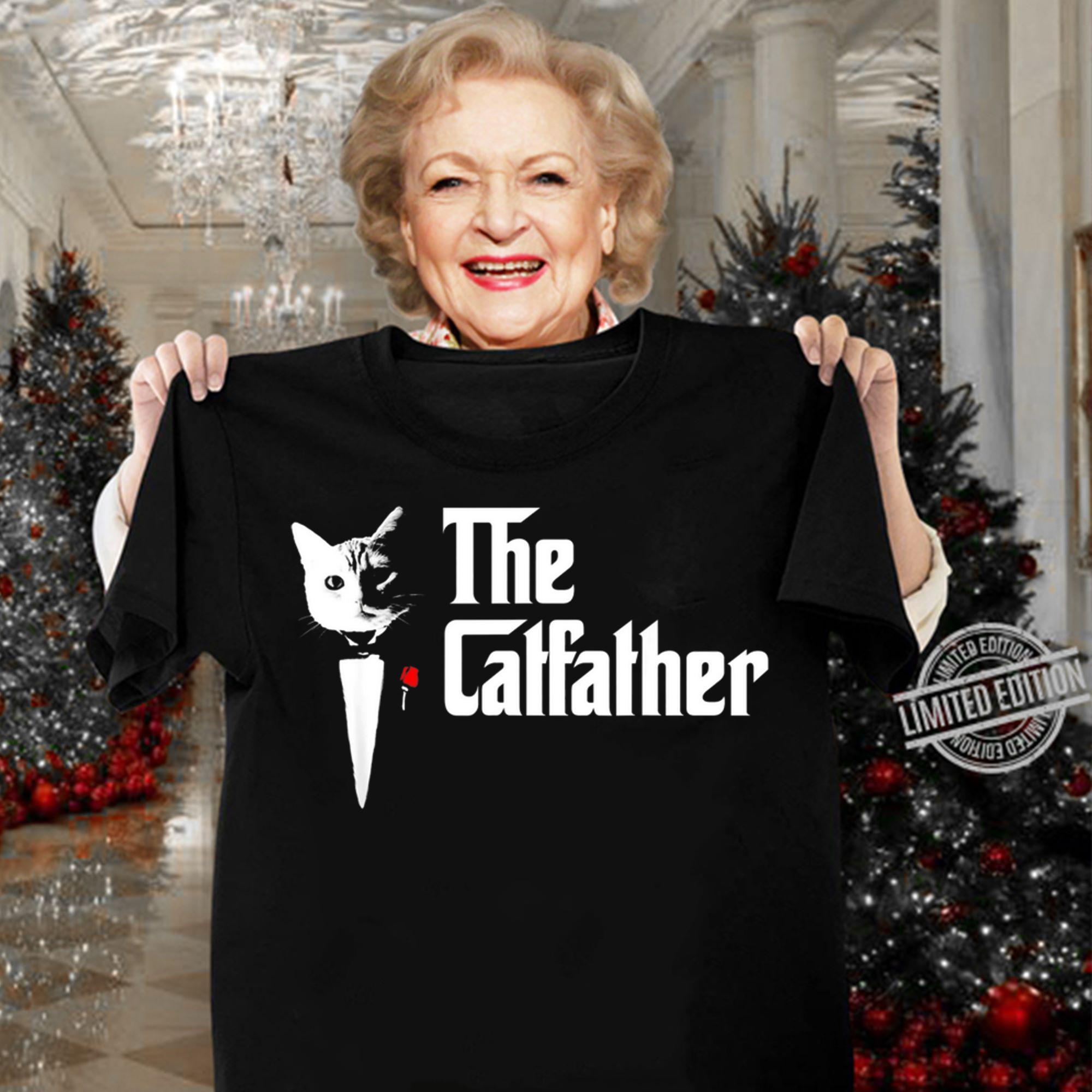 The Catfather Father Of Cats Funny Cat Dad t-shirt