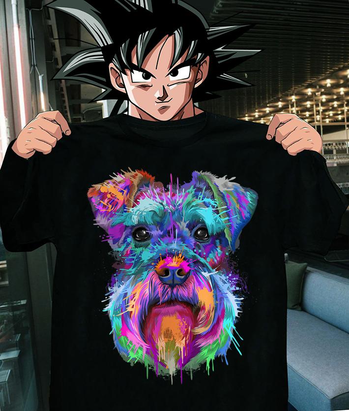 Hot Colorful Schnauzer t-shirt 9