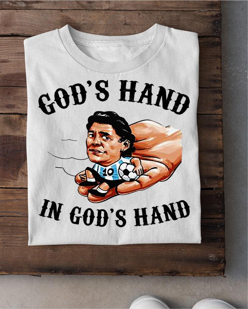 Diego Maradona God's Hand In God's Hand t-shirt