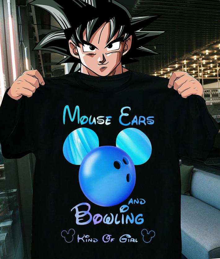 Disney Mickey Mouse Ears And Bowling Kind Of Girl t-shirt