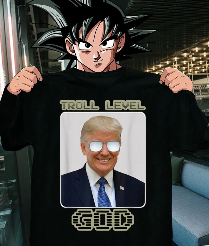 Troll Level God Donald Trump t-shirt