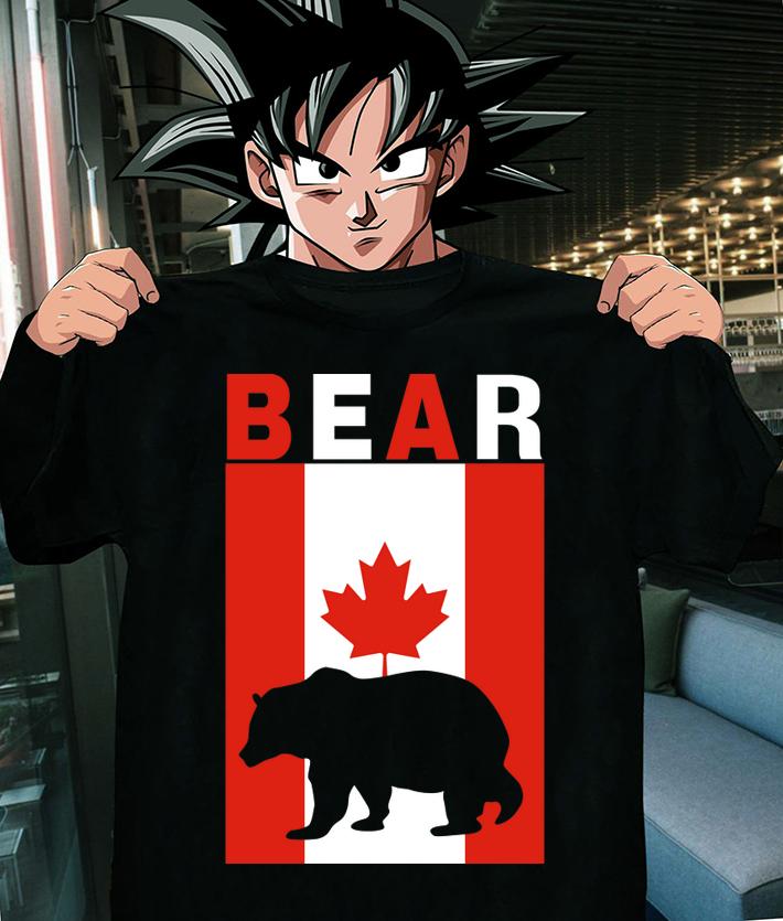 Bear Bear Canadian Flag 1st July t-shirt