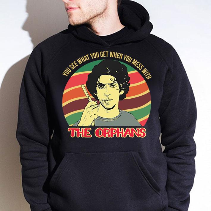Sunset You See What You Get When You Mess With The Orphans Paul Greco t-shirt