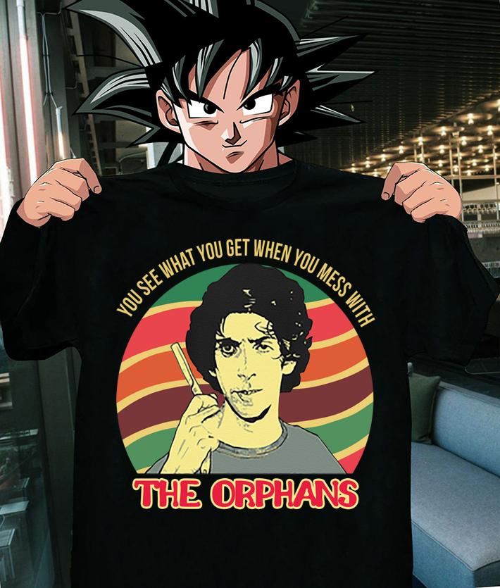 Sunset You See What You Get When You Mess With The Orphans Paul Greco t-shirt