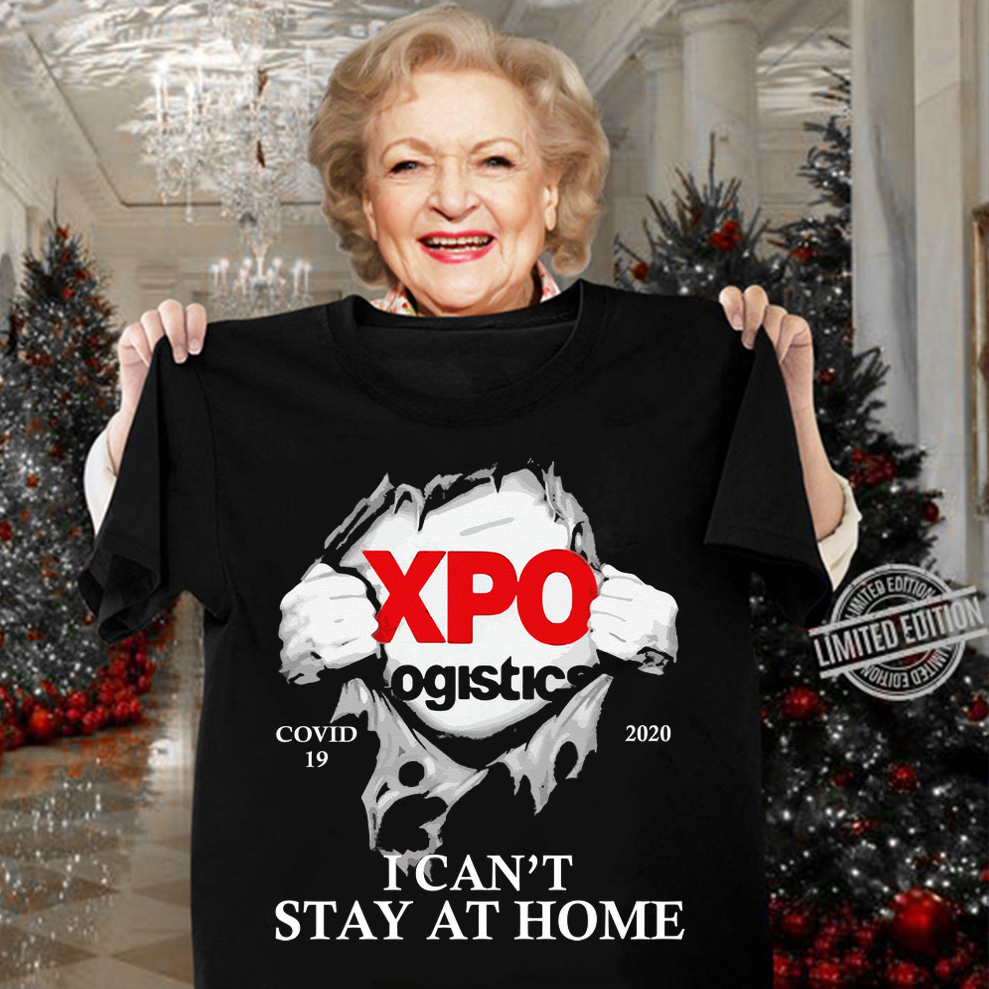 Xpo Logistics Covid 19 2020 I Cant Stay At Home Hand t-shirt