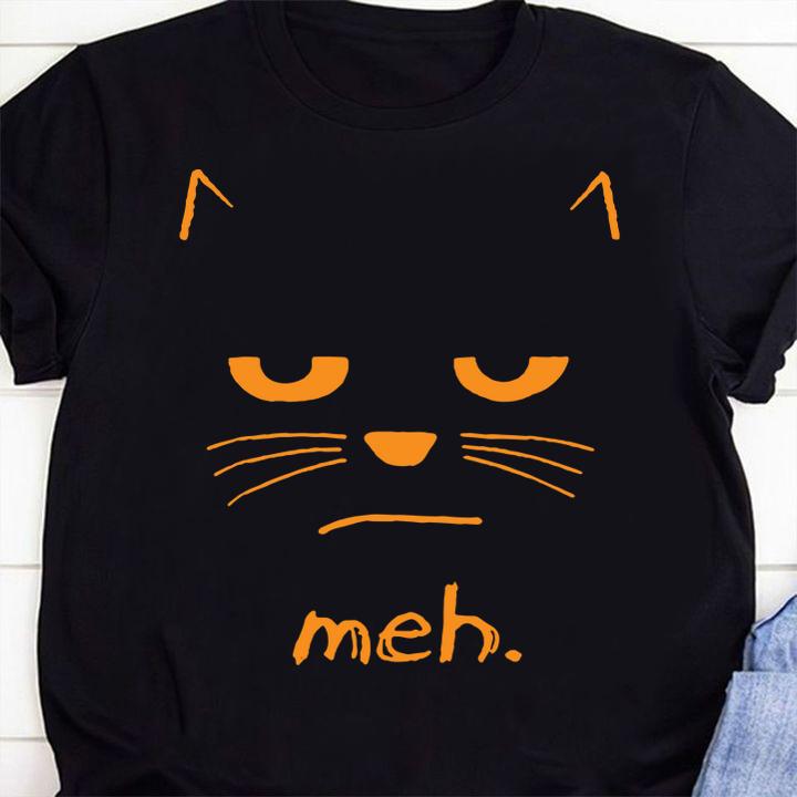 Awesome Halloween Cat Meh t-shirt 30 custom printed t-shirts