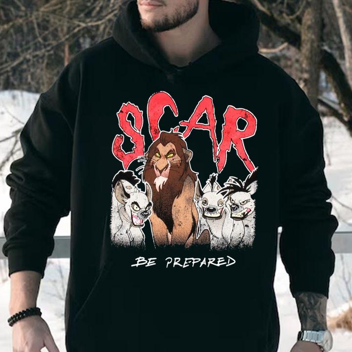 Disney The Lion King Scar & Hyenas Be Prepared t-shirt