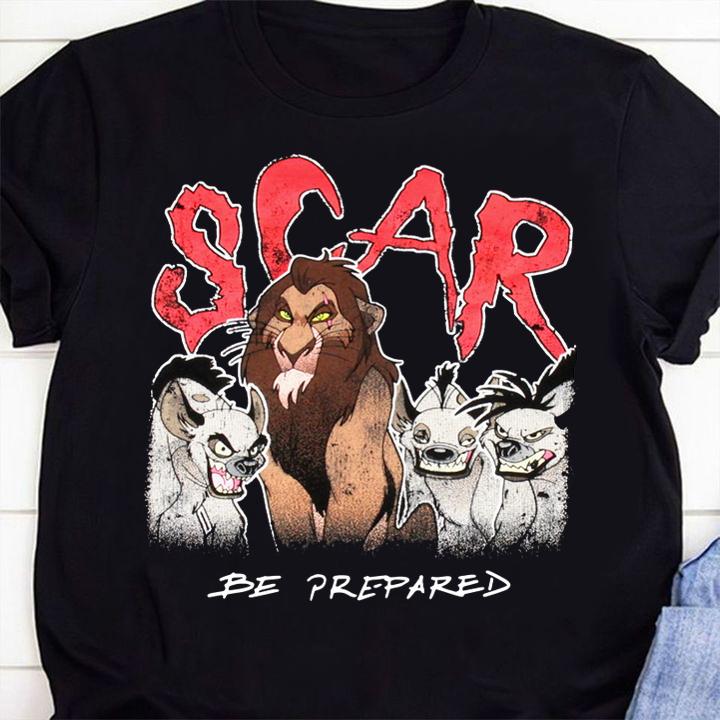 Disney The Lion King Scar & Hyenas Be Prepared t-shirt 1 Clothing, Doctor Herotee News, Doctorherotee News
