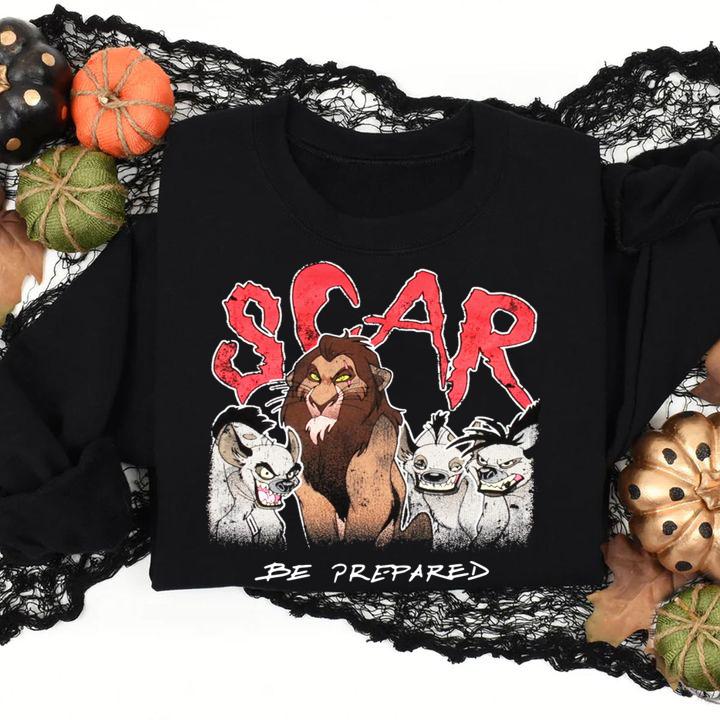 Disney The Lion King Scar & Hyenas Be Prepared t-shirt