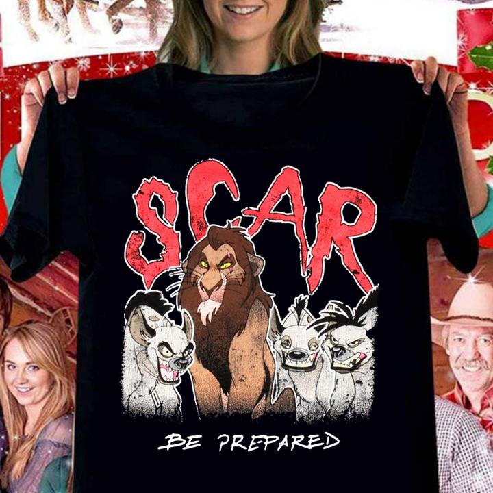 Disney The Lion King Scar & Hyenas Be Prepared t-shirt