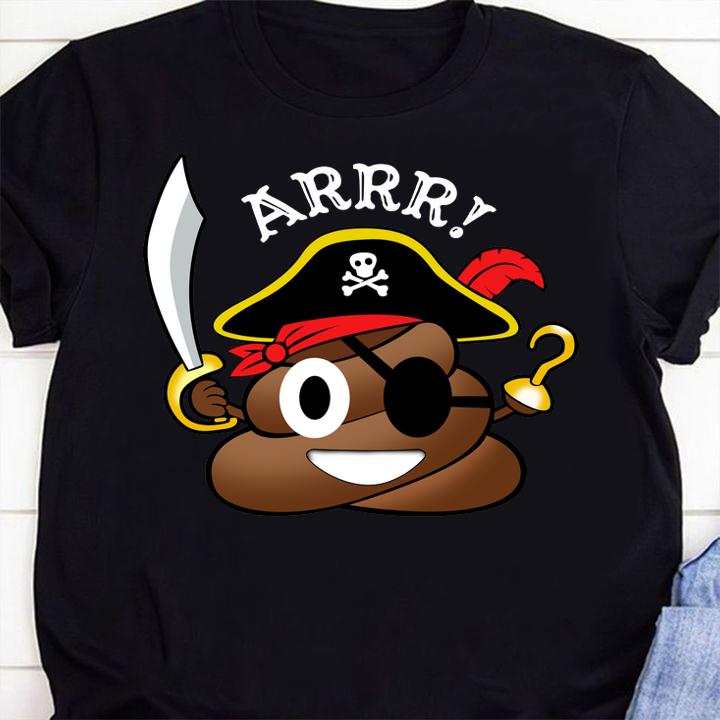 Awesome Pirate Poop Emoji Funny Halloween Costume t-shirt 14 custom printed t-shirts