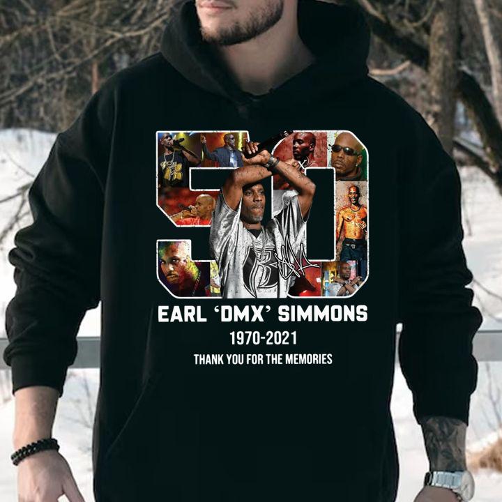 Earl DMX Simmons 1970-2021 Signature Thank You For The Memories t-shirt