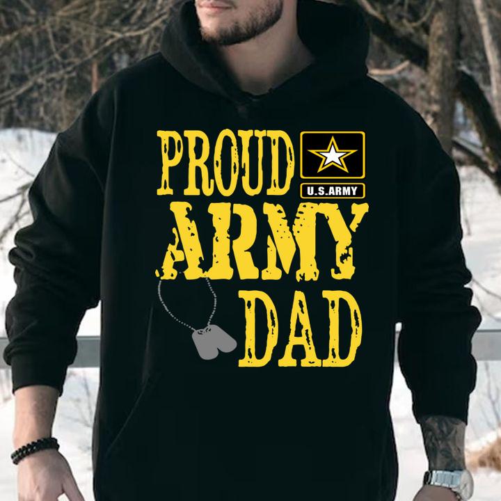 Official Proud Army Dad Military Pride t-shirt