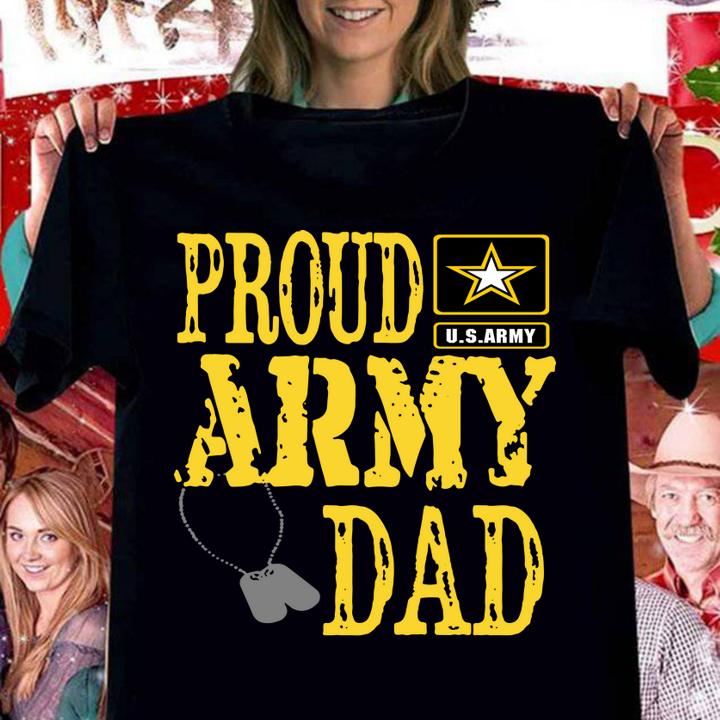 Official Proud Army Dad Military Pride t-shirt