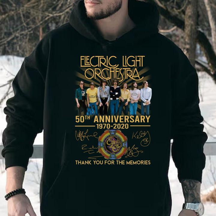 Electric Light Orchestra 50th Anniversary Thank You For The Memories Signature t-shirt