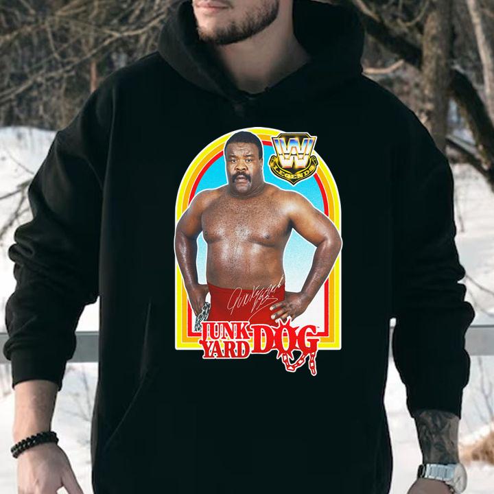 Junkyard Dog WWE Legends signature t-shirt