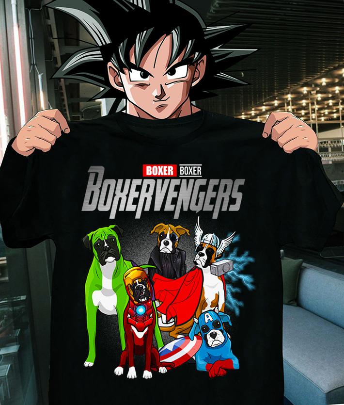 Boxer Boxervengers shirt, Marvel Avengers t-shirt