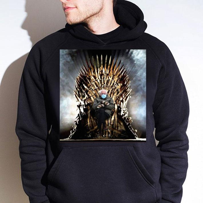 Bernie Sanders Mittens Sitting Iron Throne Inauguration Meme Game Of Thrones t-shirt