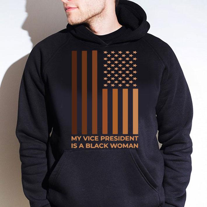 My Vice President Is A Black Woman Sorority Sister Kamala American Flag t-shirt hoodie