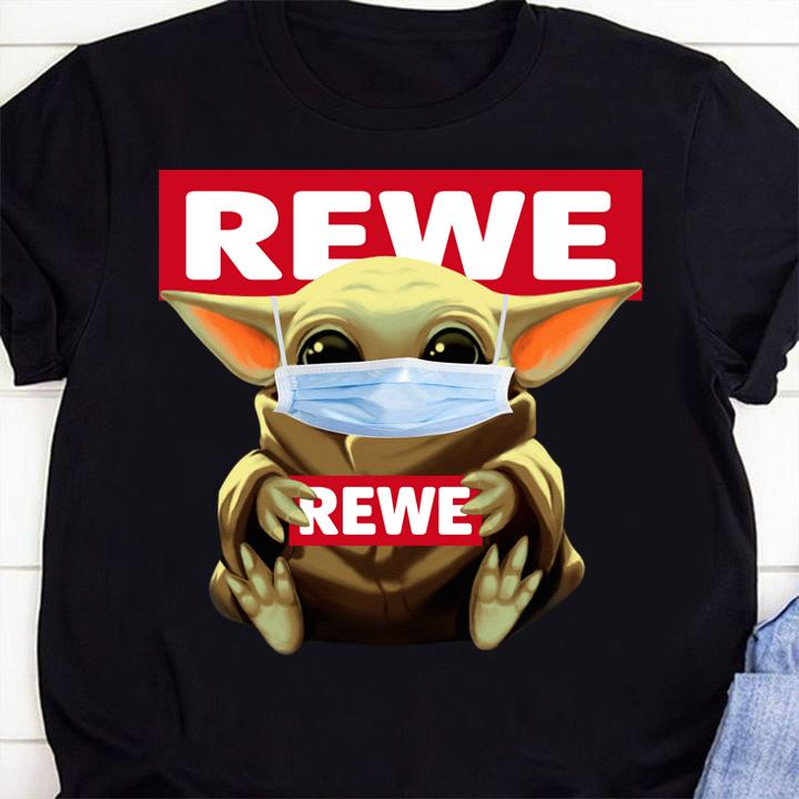 Baby Yoda Mask Rewe t-shirt baby yoda mask rewe shirt - Baby Yoda Mask Rewe t-shirt