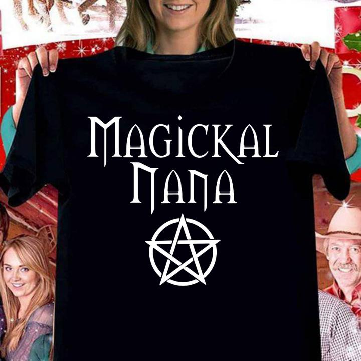 awesome magickal nana cheeky witch wiccan pagan mother s day women shirt - Awesome Magickal Nana Cheeky Witch Wiccan Pagan Mother's Day t-shirt