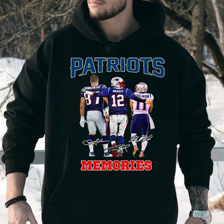 new england patriots memories signatures hoodie - New England Patriots memories signatures t-shirt