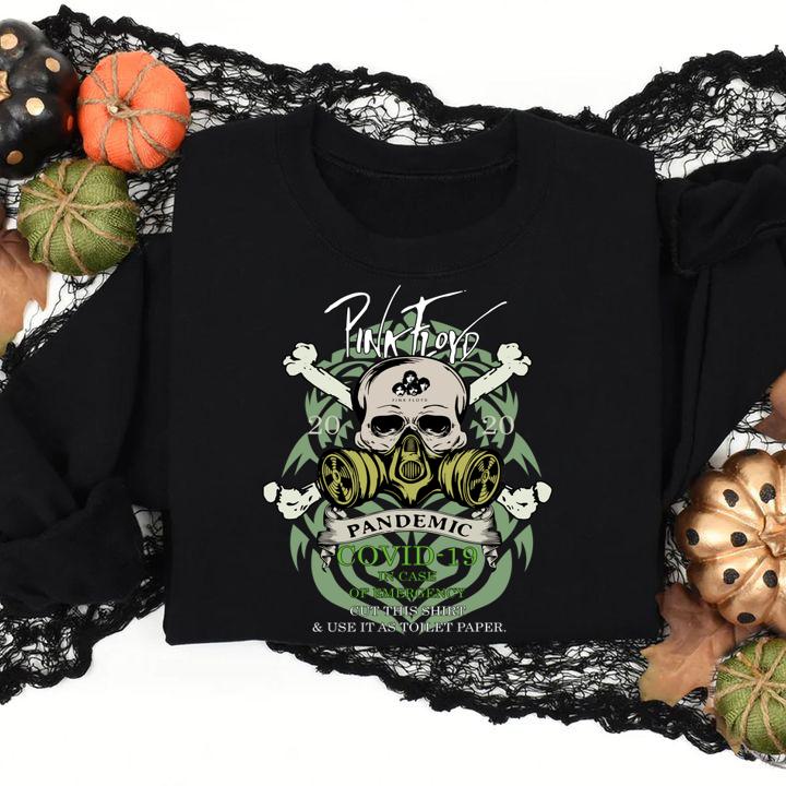 pink floyd 2020 pandemic covid 19 in case skull sweatshirt - Pink Floyd 2020 Pandemic Covid 19 In Case Skull t-shirt