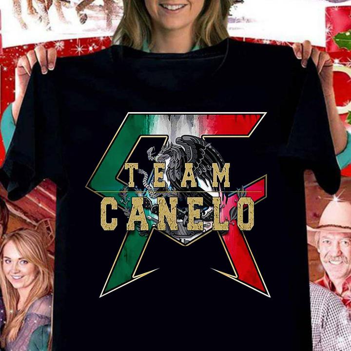 team canelo mexico alvarez mexico flag aguila tricolor box women shirt - Team Canelo Mexico Alvarez - Mexico flag Aguila Tricolor box t-shirt
