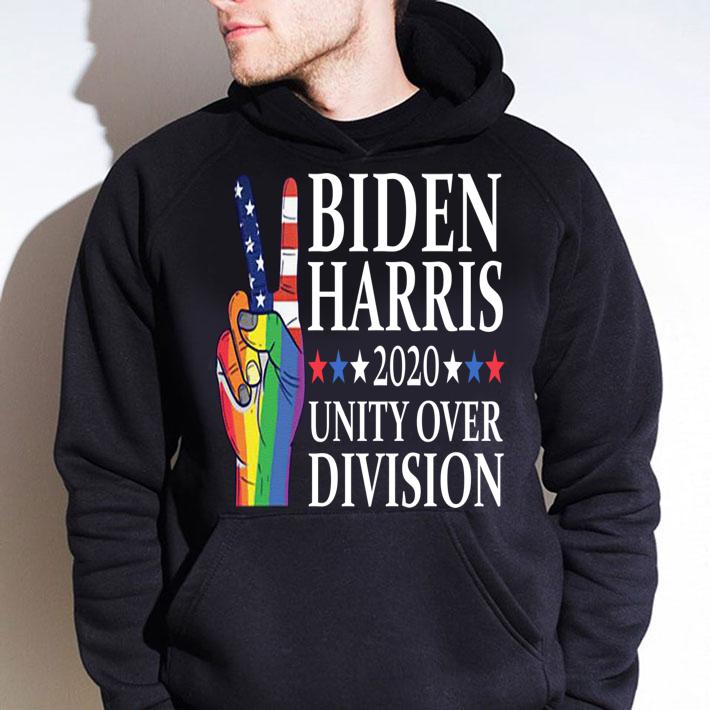 Biden Harris 2020 Unity Over Division American Flag Lgbt t-shirt