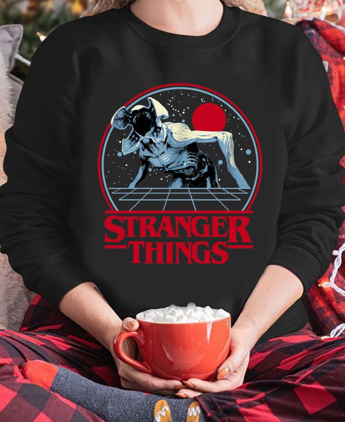 Netflix Stranger Things Demogorgon Circle Horror Movie t-shirt